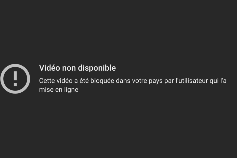 Vidéo non disponible